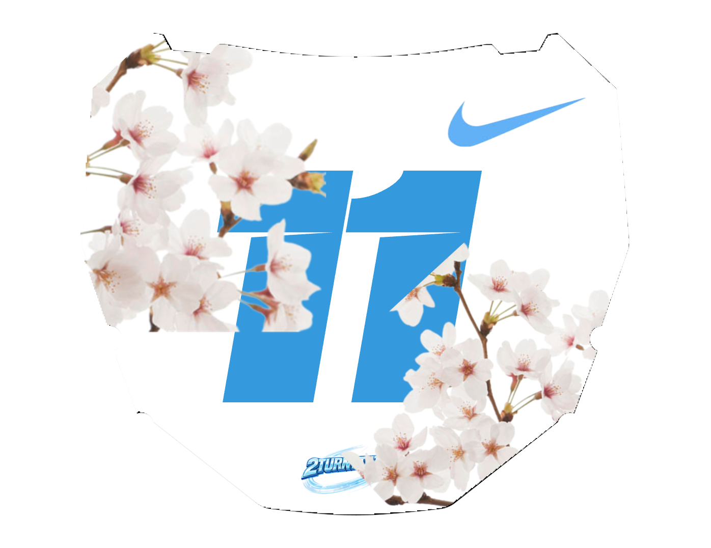 Limited Edition Blossom Decal Odi Plate