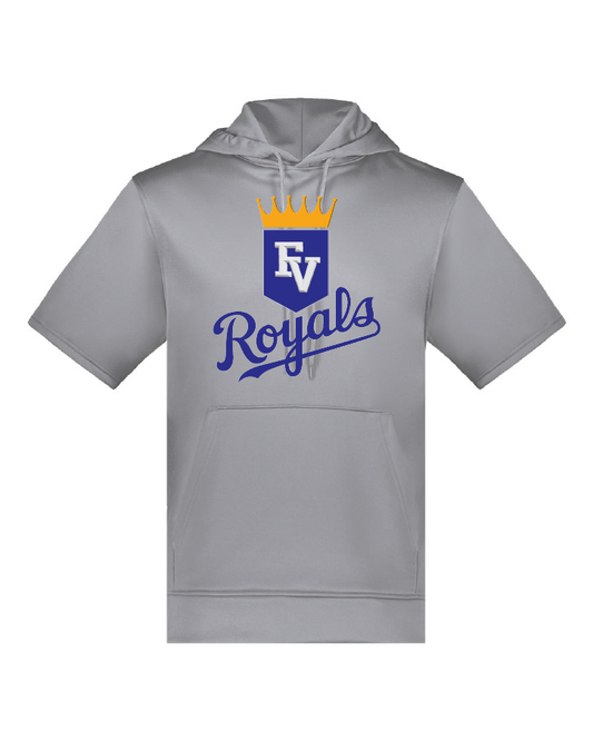 Royals Augusta Fleece Short Sleeve Hooded Pullover