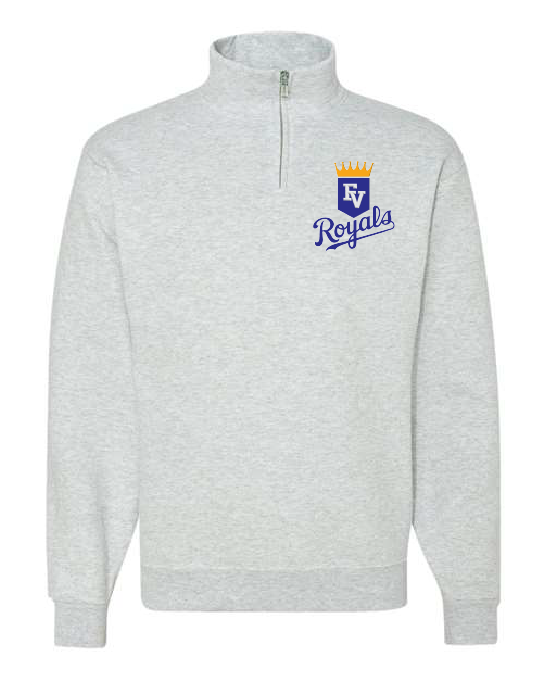 JERZEES Nublend Cadet Collar Quarter-Zip Sweatshirt