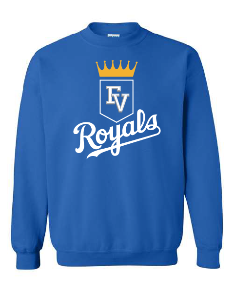 Royals Gildan Heavy Blend Crewneck Sweatshirt