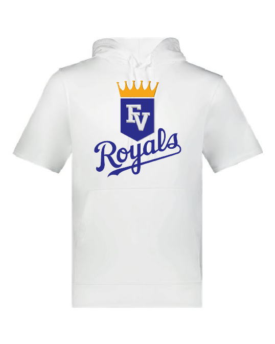 Royals Augusta Fleece Short Sleeve Hooded Pullover