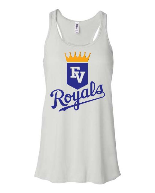 Royals Bella Canvas Women's Flowy Racerback Tank