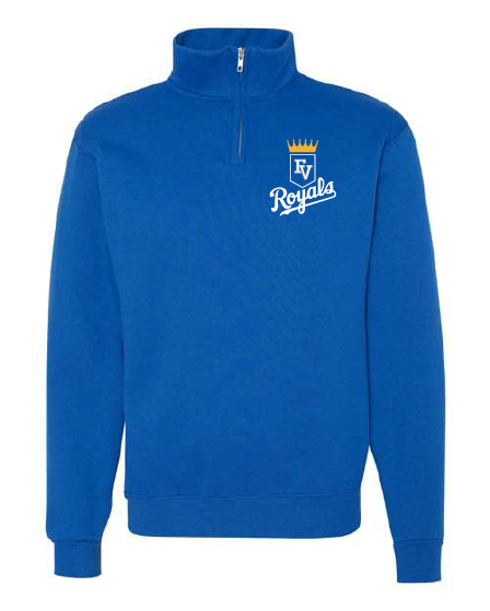 JERZEES Nublend Cadet Collar Quarter-Zip Sweatshirt