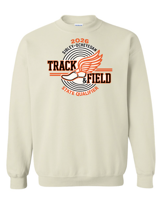 S-O STATE TRACK GILDAN CREWNECK