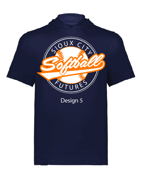 ROBINATOR SOFTBALL Youth Ventura Soft Knit Short Sleeve Hoodie - 222605