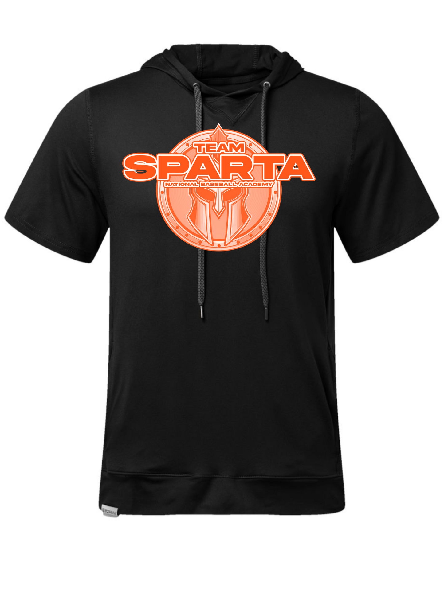 Sparta Orange Logo Ventura Soft Knit Short Sleeve Hoodie
