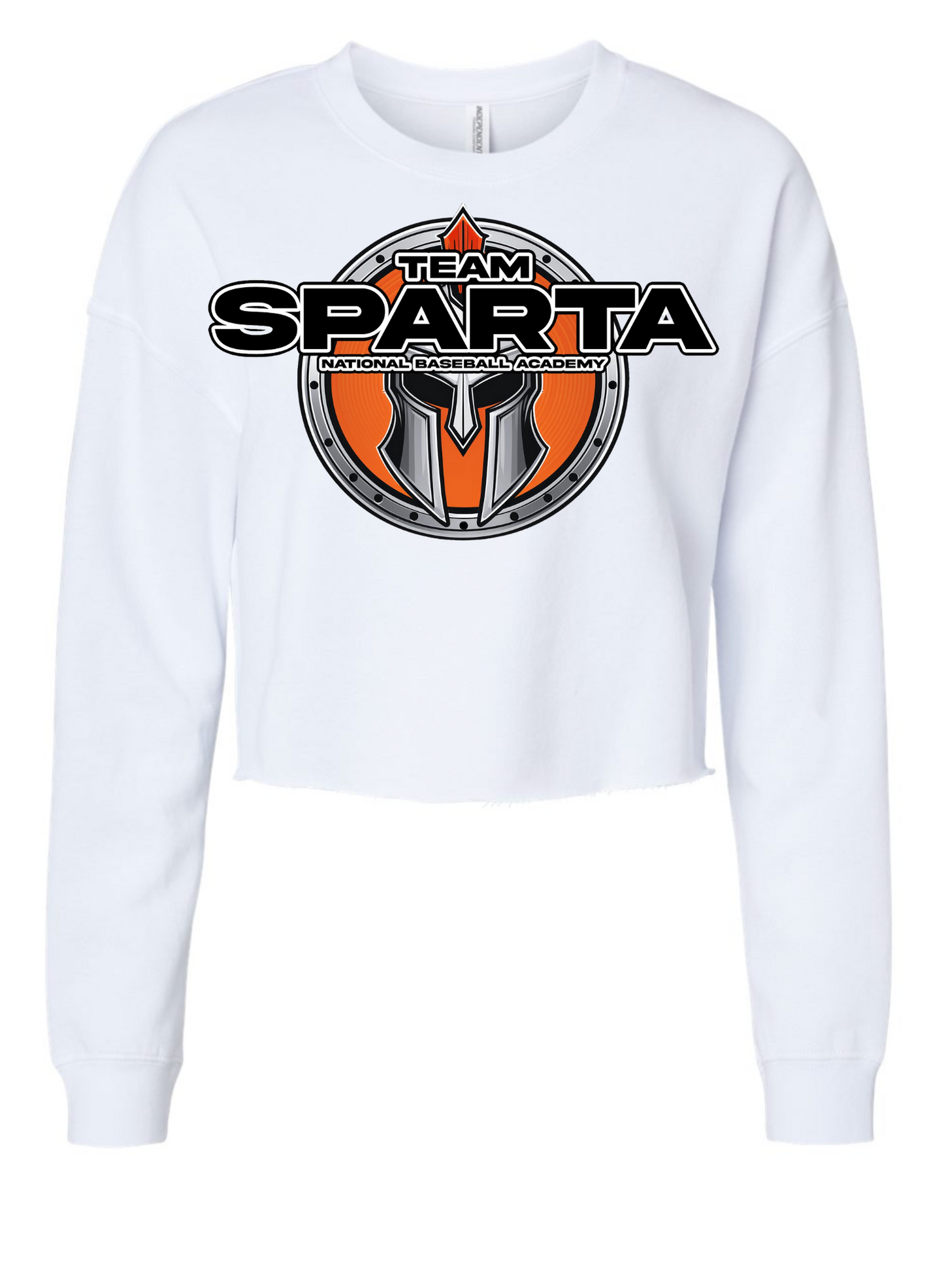 Sparta Women's Lightweight Crop Crewneck Sweatshir
