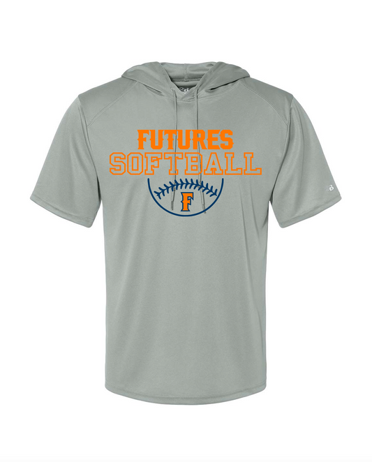 Uni-sex Robin-ator B-CORE Hooded-Dri Fit Tee Futures Softball Image 1