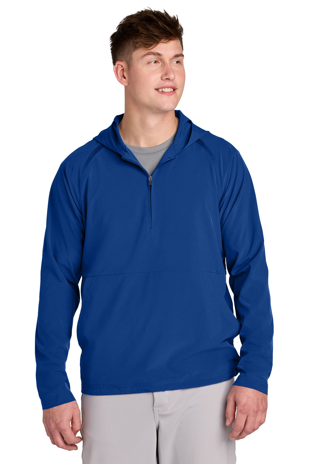 Sport-Tek Repeat 1/2-Zip Long Sleeve Hooded Jacket STAFF
