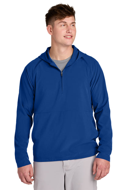 Sport-Tek Repeat 1/2-Zip Long Sleeve Hooded Jacket STAFF