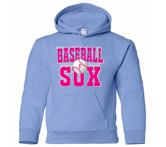 YOUTH Baseball SUX Carolina Blue 18500b Hoodie