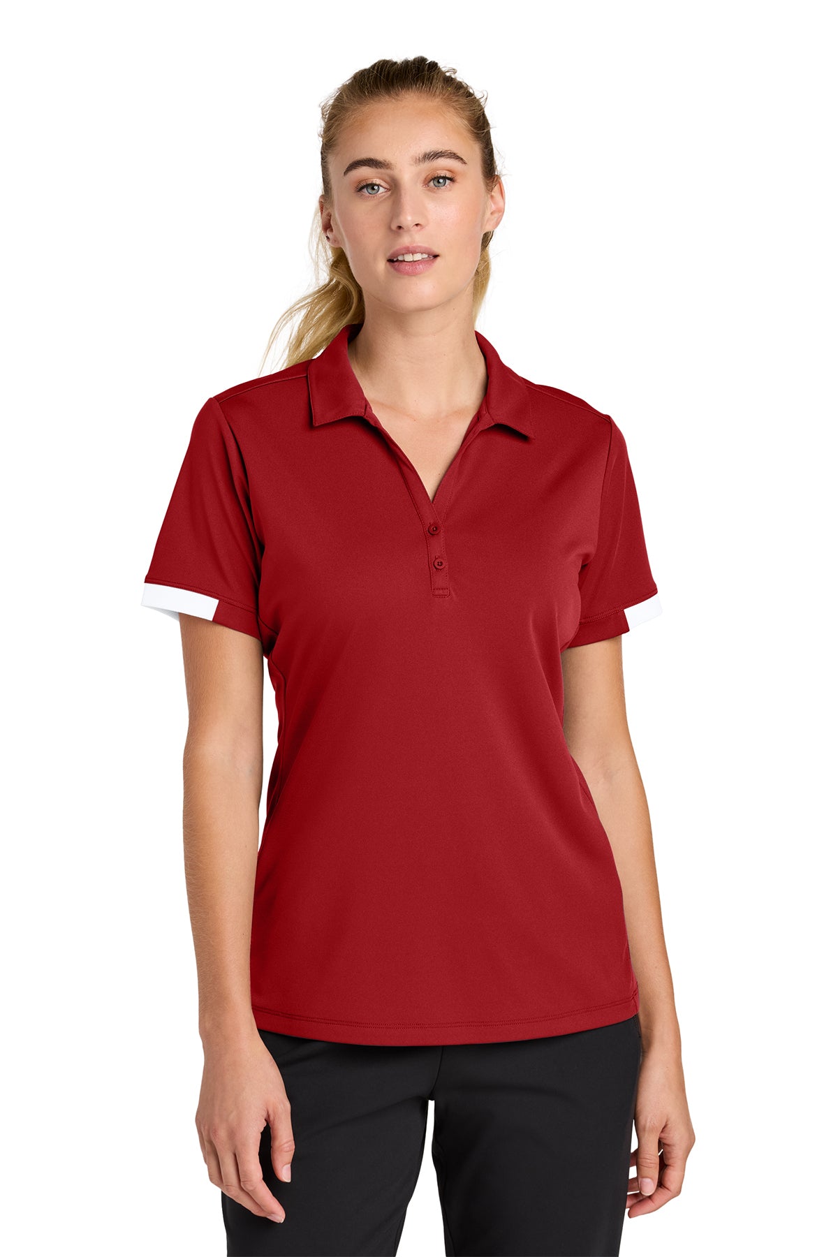 Sport-Tek Women's Club Colorblock Polo LST444 STAFF