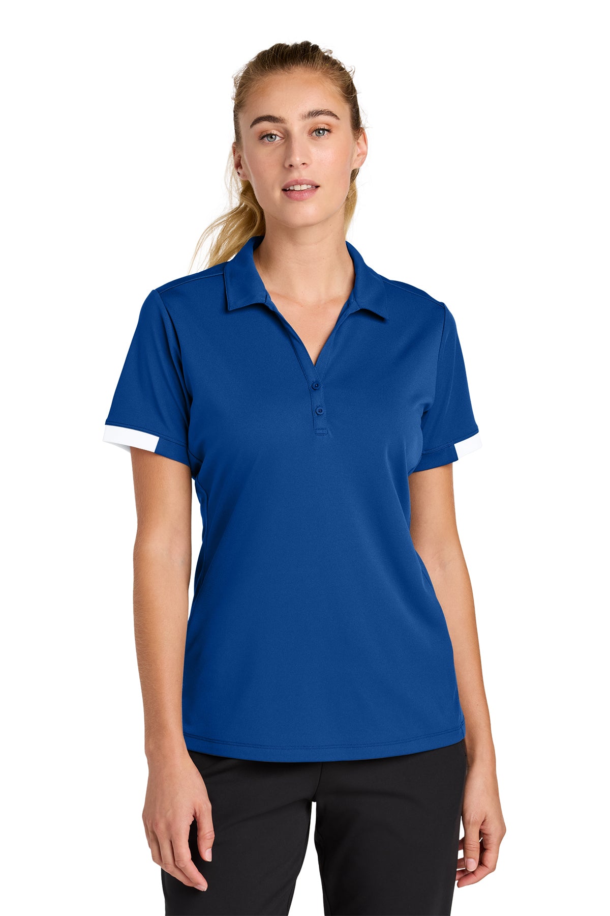 Sport-Tek Women's Club Colorblock Polo LST444 STAFF