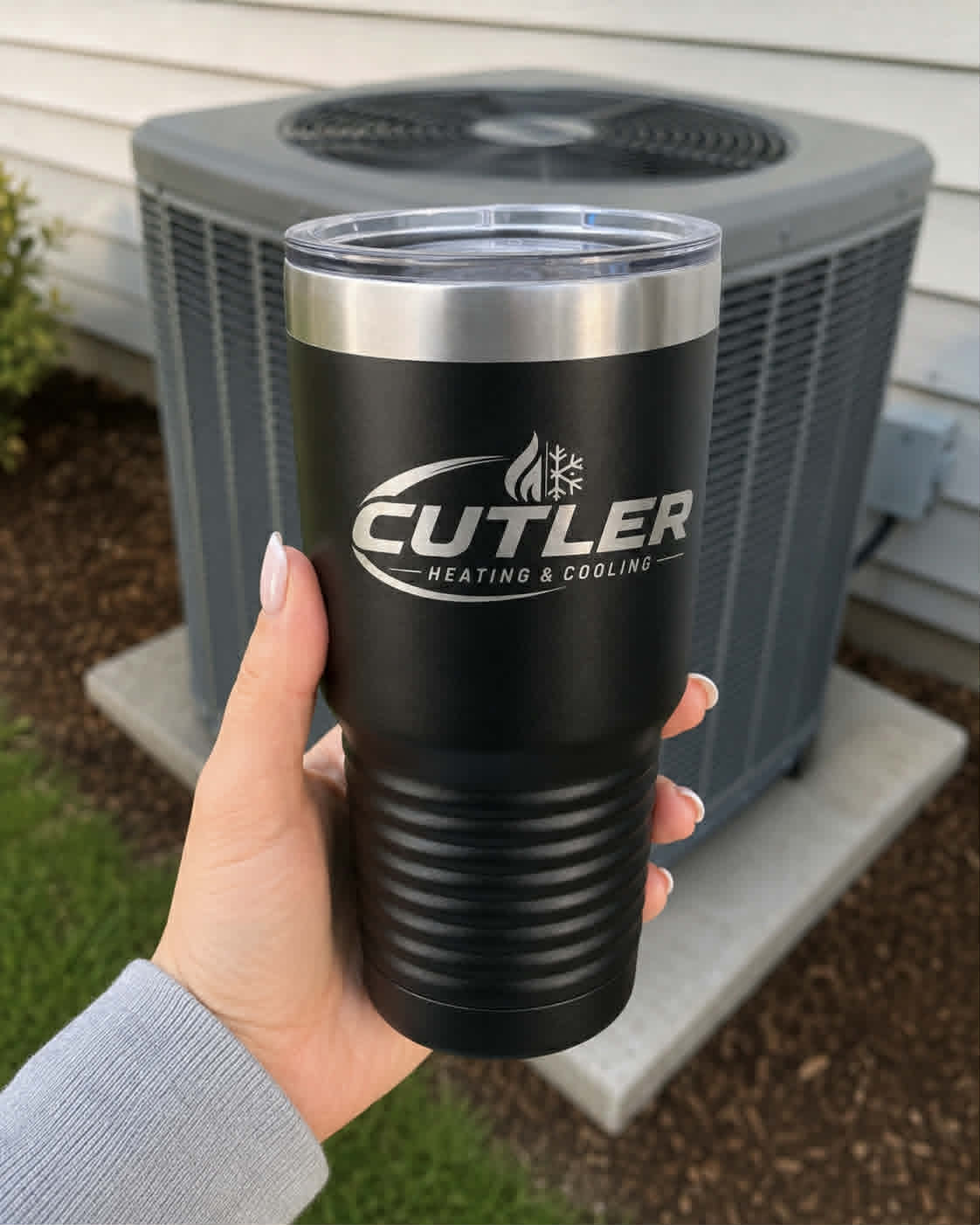 30 OZ TUMBLER CUTLER BLACK