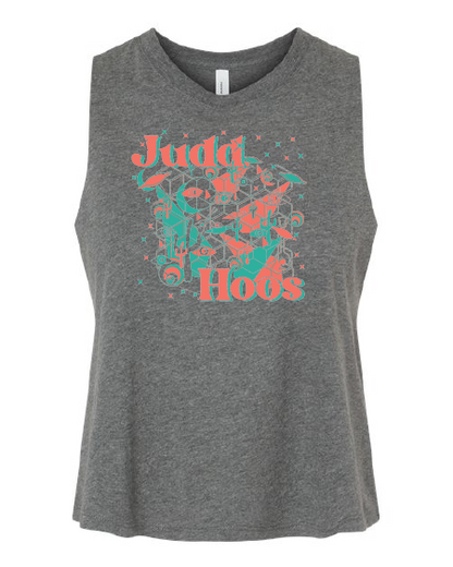 BELLA + CANVAS Women's Racerback Crop Tank DESERT