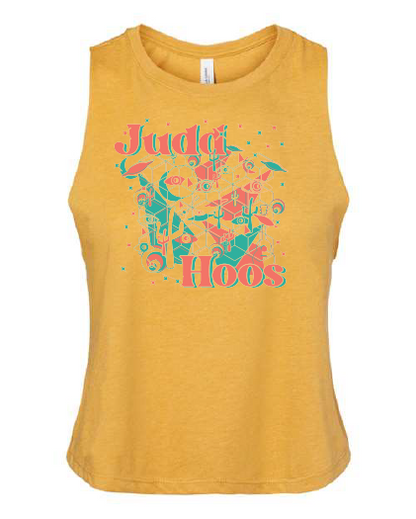 BELLA + CANVAS Women's Racerback Crop Tank DESERT