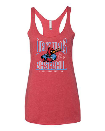 DIRTY BIRDS - Next Level - Women’s Triblend Racerback Tank