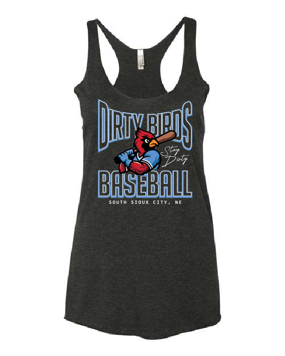 DIRTY BIRDS - Next Level - Women’s Triblend Racerback Tank
