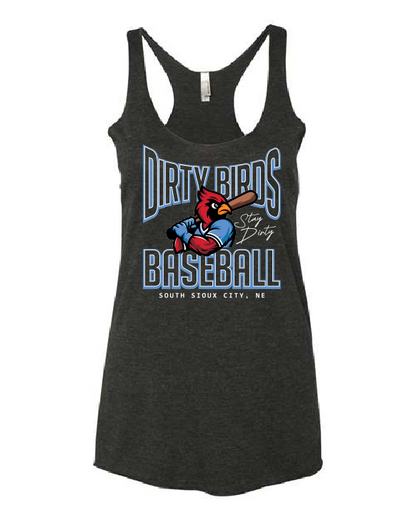DIRTY BIRDS - Next Level - Women’s Triblend Racerback Tank