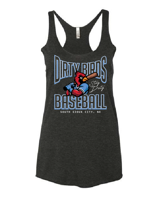 DIRTY BIRDS - Next Level - Women’s Triblend Racerback Tank