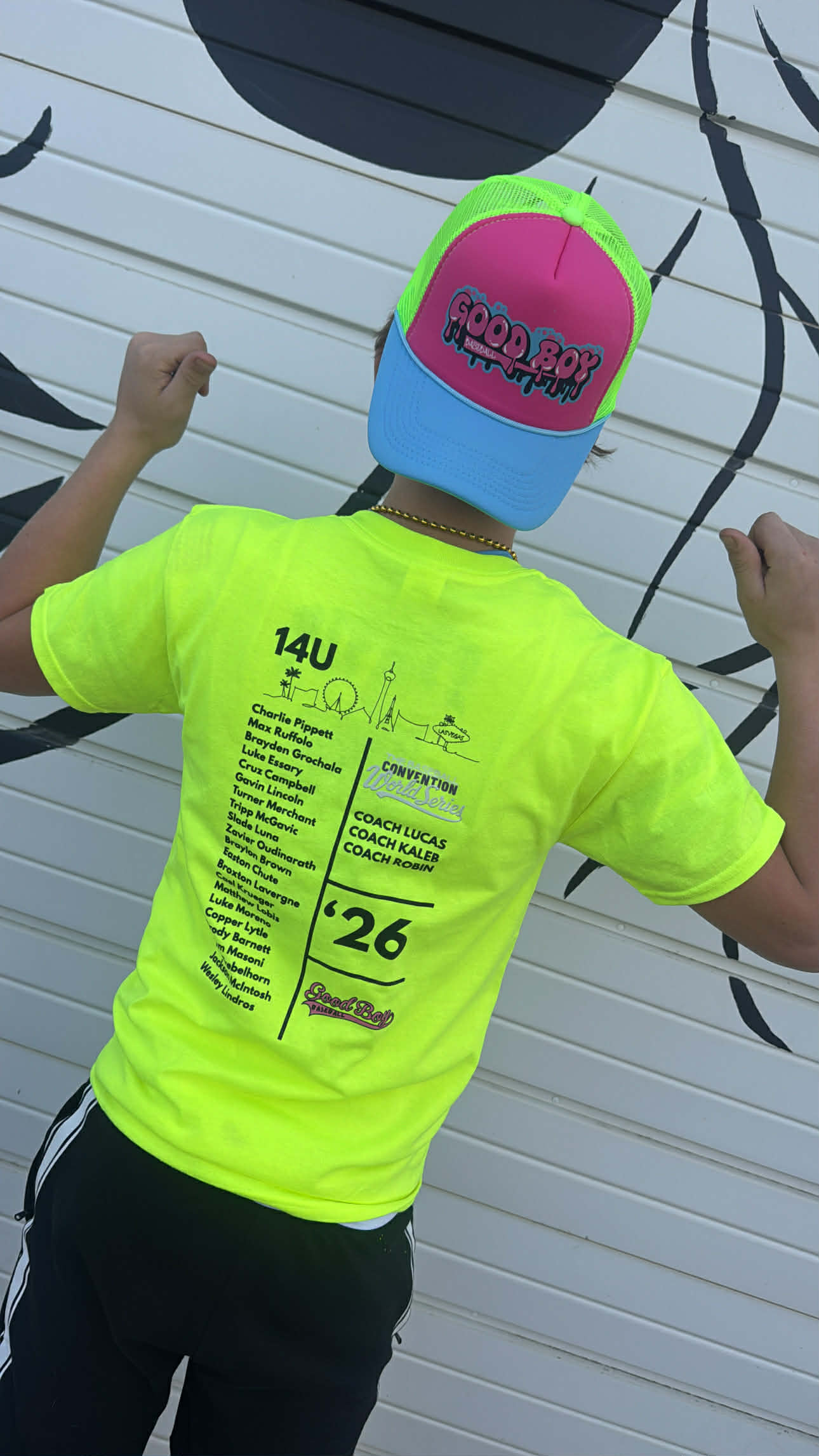 NEON Good Boy with Roster 12U  ( adult/youth)