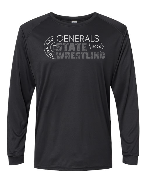 SIBLEY AAU STATE WRESTLING DRI FIT LONG SLEEVE