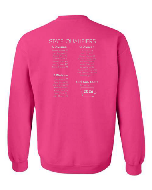 SIBLEY AAU STATE WRESTLING CREWNECK