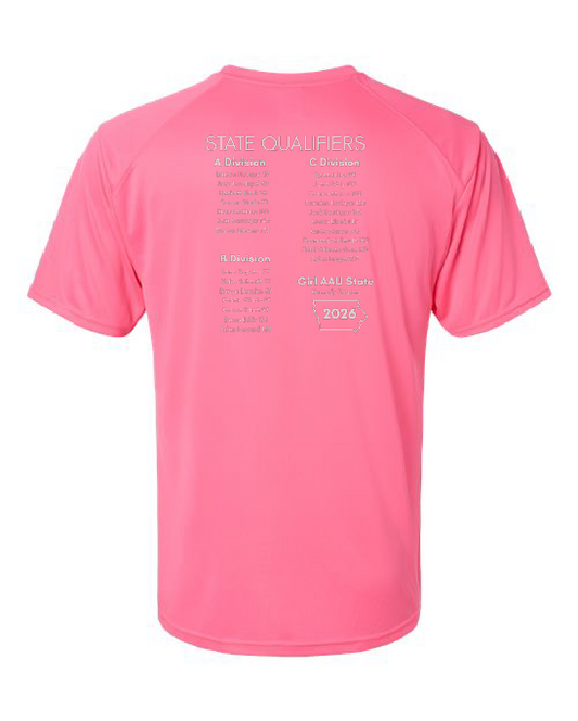 SIBLEY AAU STATE WRESTLING DRI FIT T SHIRT