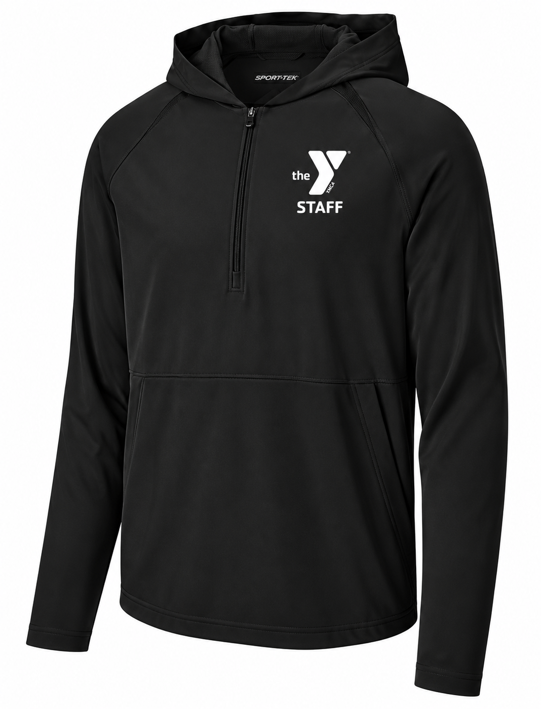Sport-Tek Repeat 1/2-Zip Long Sleeve Hooded Jacket STAFF