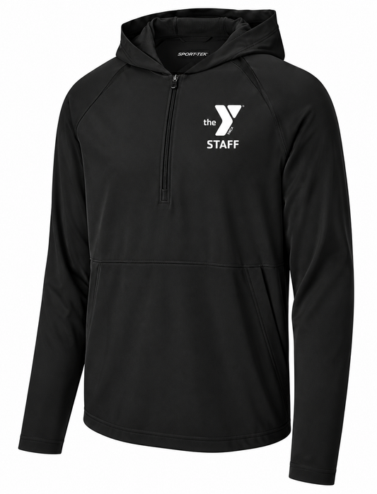 Sport-Tek Repeat 1/2-Zip Long Sleeve Hooded Jacket STAFF