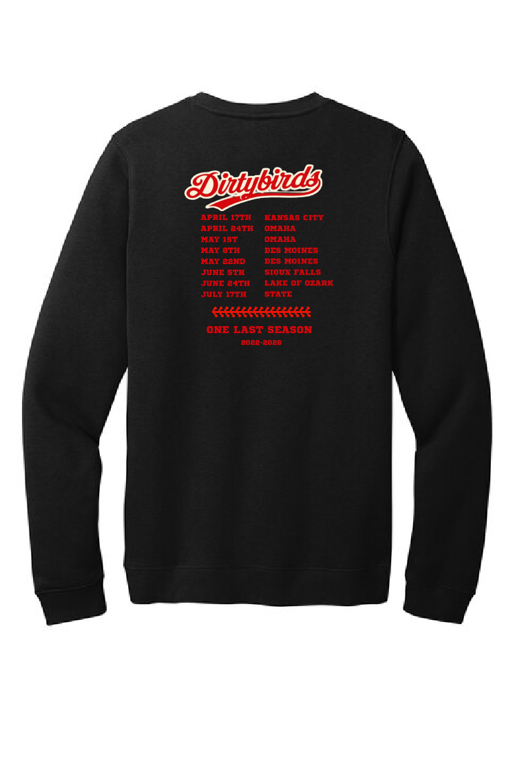 DIRTY BIRDS SCHEDULE NIKE CREWNECK