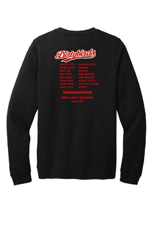 DIRTY BIRDS SCHEDULE NIKE CREWNECK