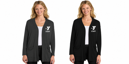 LK5434 Port Authority® Women's Concept Long Pocket Cardigan STAFF