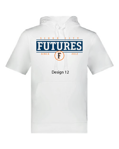 ROBINATOR  Fleece Short Sleeve Hooded Pullover FUTURES 6871