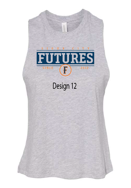 Women's Racerback Crop Tank 6682 FUTURES