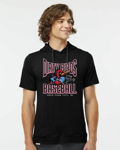South Sioux City Dirty Birds Holloway - Eco Revive™ Ventura Soft Knit Short Sleeve Hoodie - 222505