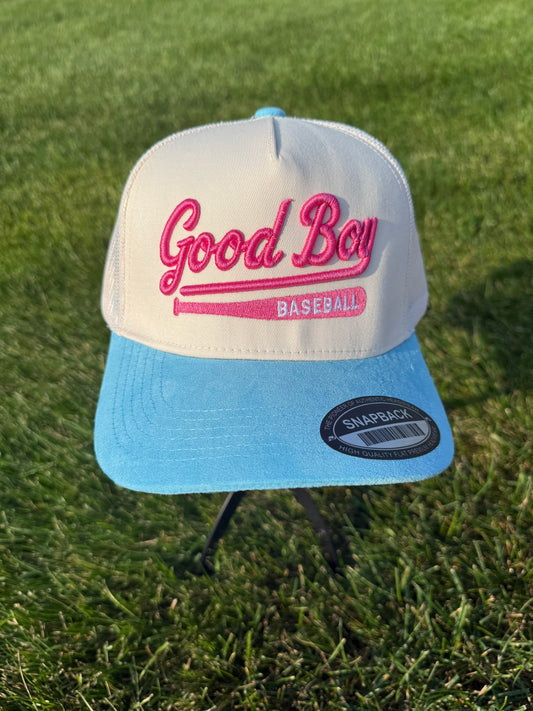SNAPBACK CREAM/CAROLINA BLUE GOOD BOY BATS