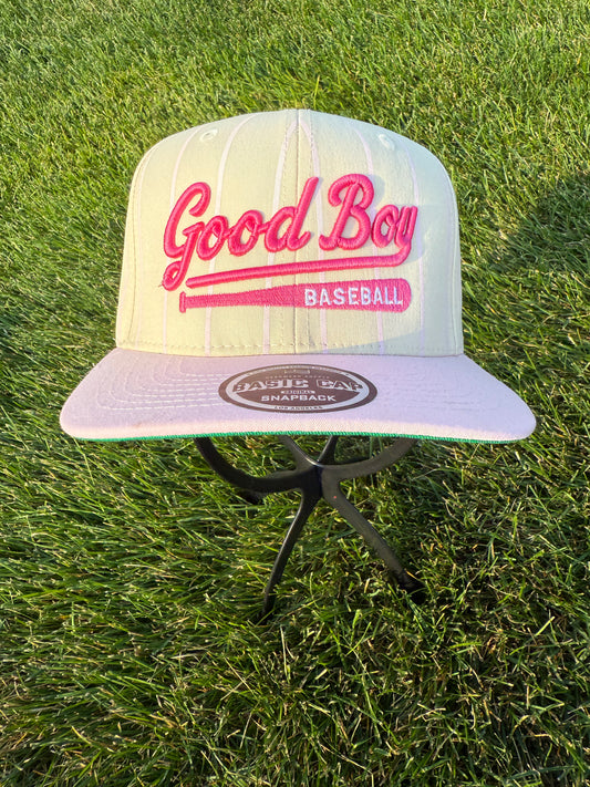 BASIC CAP GOOD BOY PINK BATS