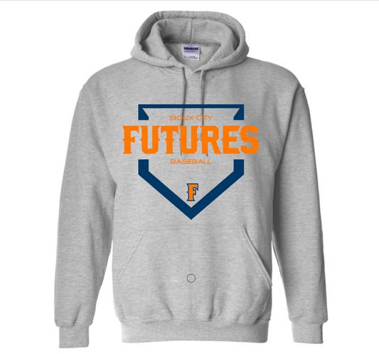 Unisex Gildan Hoodie: Sioux City Futures Baseball Base Image 8