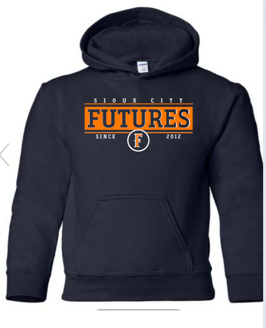 Youth Gildan Hoodie Sioux City Futures Since 2012  Navy Image 3