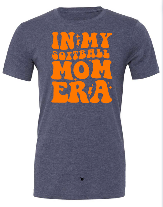 Unisex In my Softball Mom Era Bella Canvas Tee  Navy Image 20