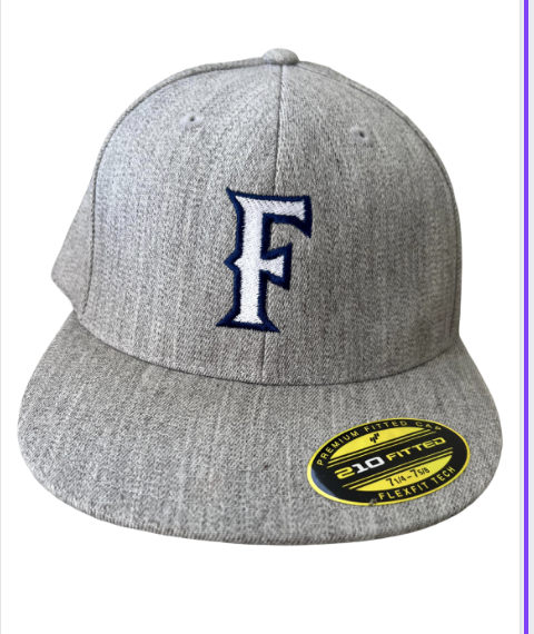 The ERIK Futures Flexfit - 210® Flat Bill Cap - 6210FF Heather Grey