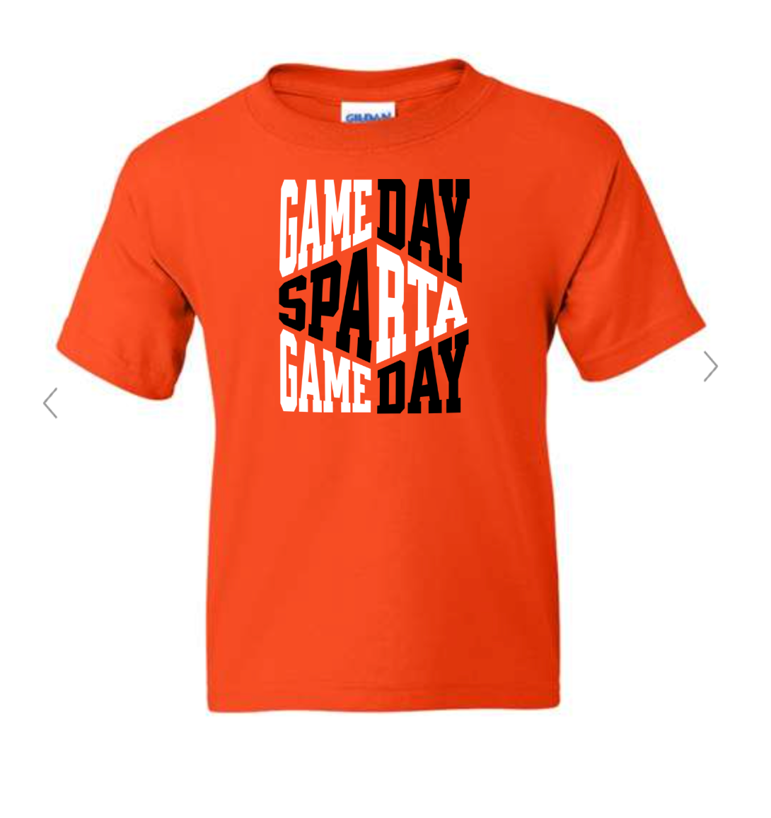 YOUTH Sparta GAMEDAY Gildan Tee Shirt