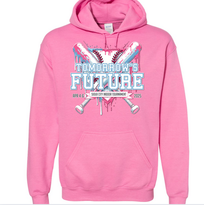 (5 Colors )Tomorrows Futures PINK/Blue  Fleece Hoodie Gildan YOUTH & ADULT