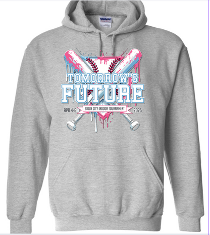 (5 Colors )Tomorrows Futures PINK/Blue  Fleece Hoodie Gildan YOUTH & ADULT