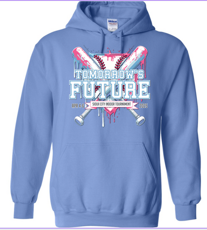 (5 Colors )Tomorrows Futures PINK/Blue  Fleece Hoodie Gildan YOUTH & ADULT