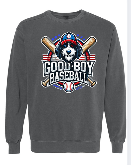 2 COLORS: Unisex Good Boy LOGO Comfort Colors Sweatshirt 1566