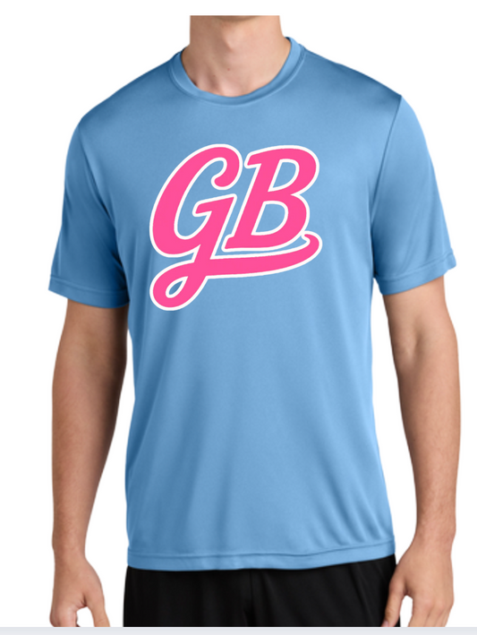 Good Boys Sports Tee LEFT CHEST Initial GB Performance Tee