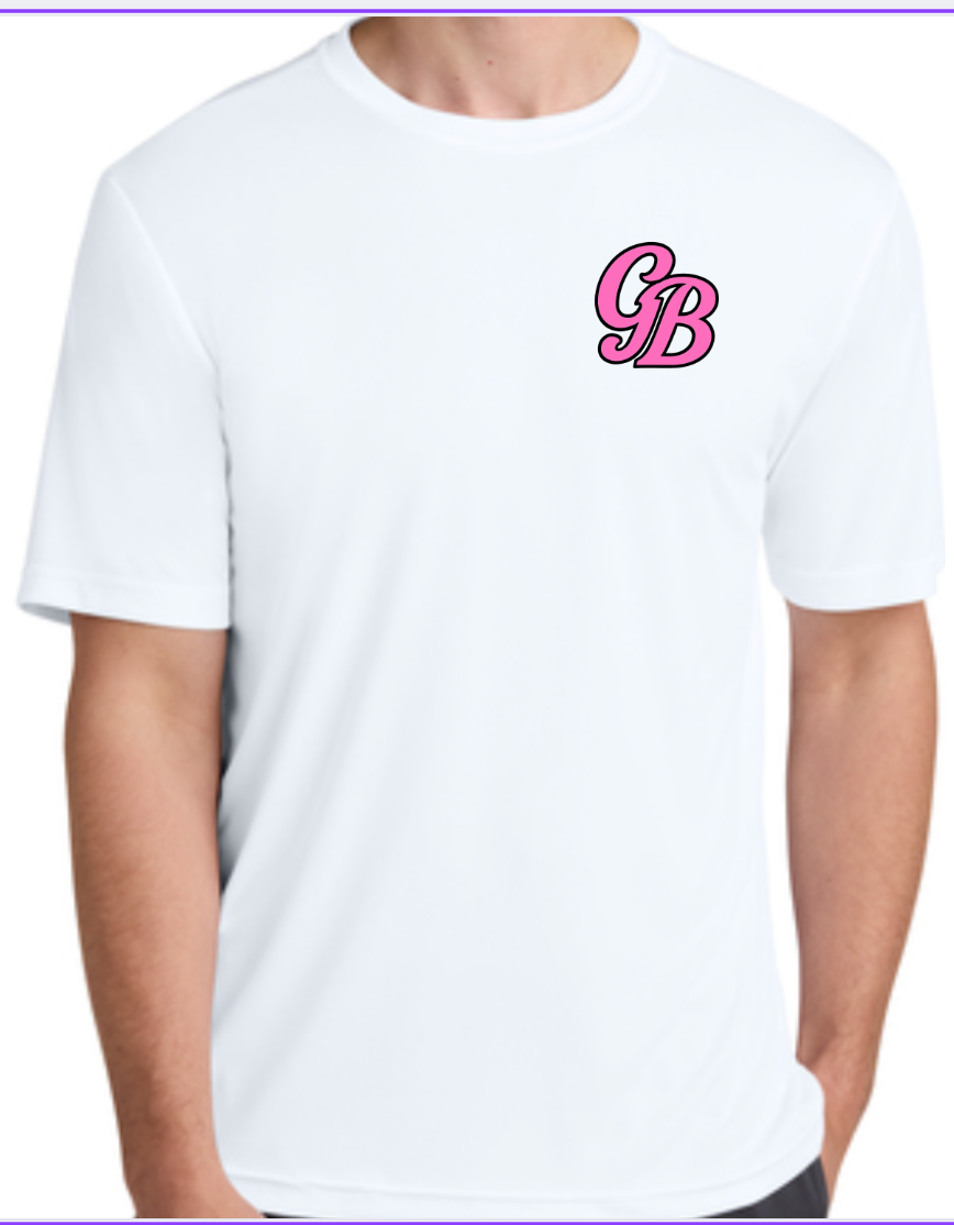 Good Boys Sports Tee LEFT CHEST Initial GB Performance Tee