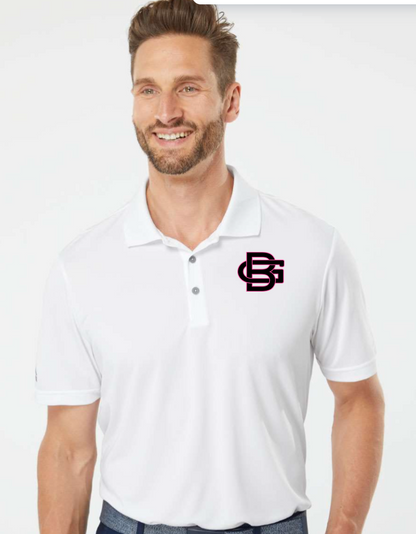 Adidas Good Boy Left Chest Initials Hat Design Polo a230